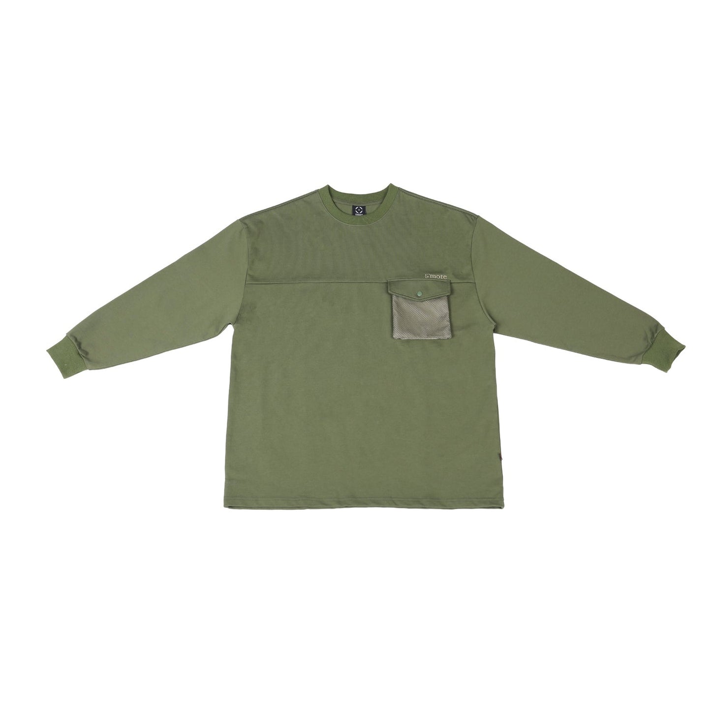 2WAY pocket l/s big t shirts 2WAY長袖Tシャツ