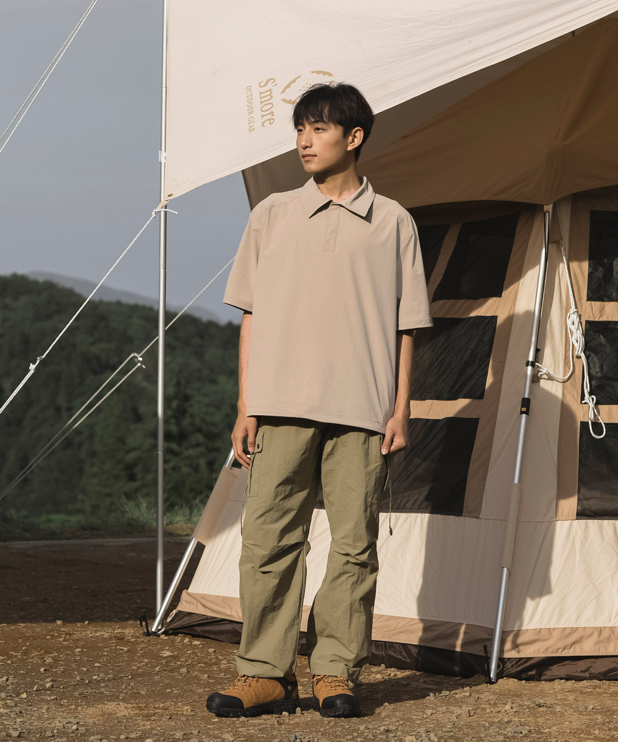 Anti-static polo shirt