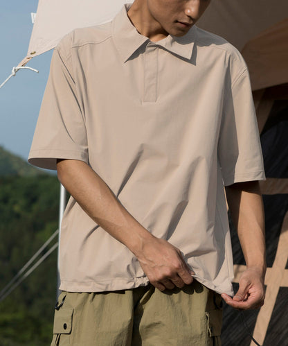 Anti-static polo shirt