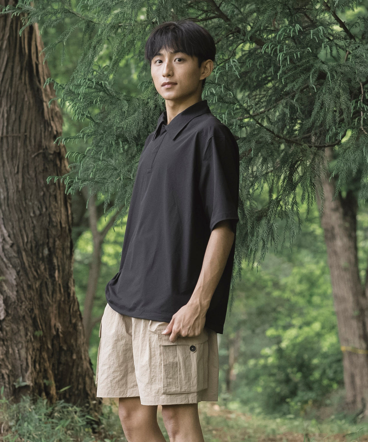 Anti-static polo shirt