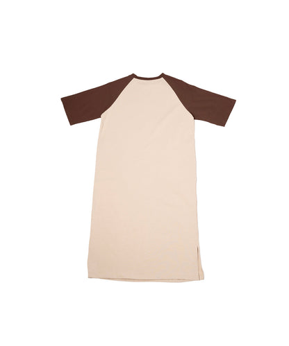 Bicolor T-shirt dress バイカラーワンピース