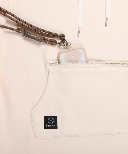 Double pocket sweatshirt dress 裏起毛スウェットワンピース