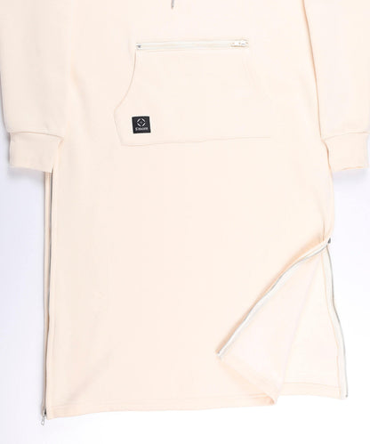 Double pocket sweatshirt dress 裏起毛スウェットワンピース