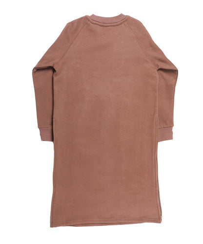 Double pocket sweatshirt dress 裏起毛スウェットワンピース