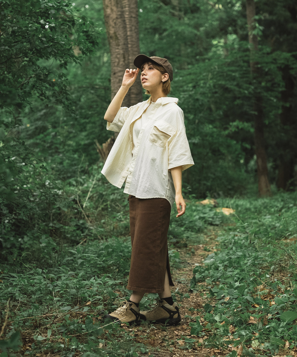 Mesh pocket s/s shirt