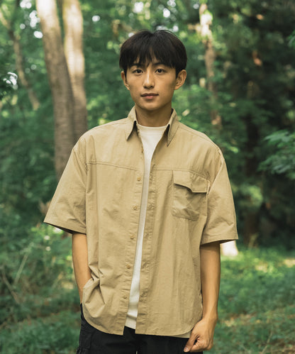Mesh pocket s/s shirt