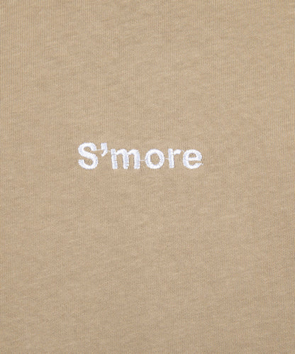 2WAY REMOVABLE SLEEVE COTTON CREW NECK BIG S/S T-SHIRT