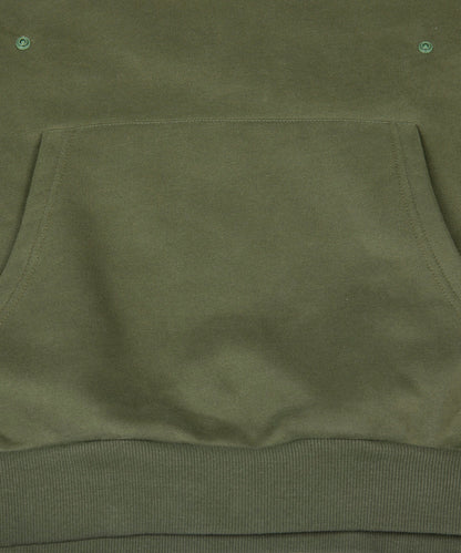 2WAY removable vest sweat parka 裏起毛2WAYパーカー