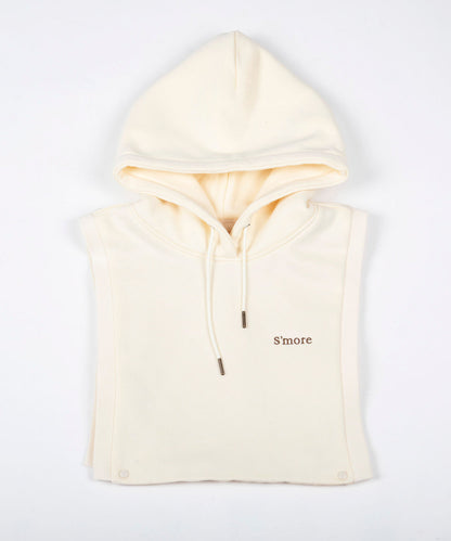 2WAY removable vest sweat parka 裏起毛2WAYパーカー