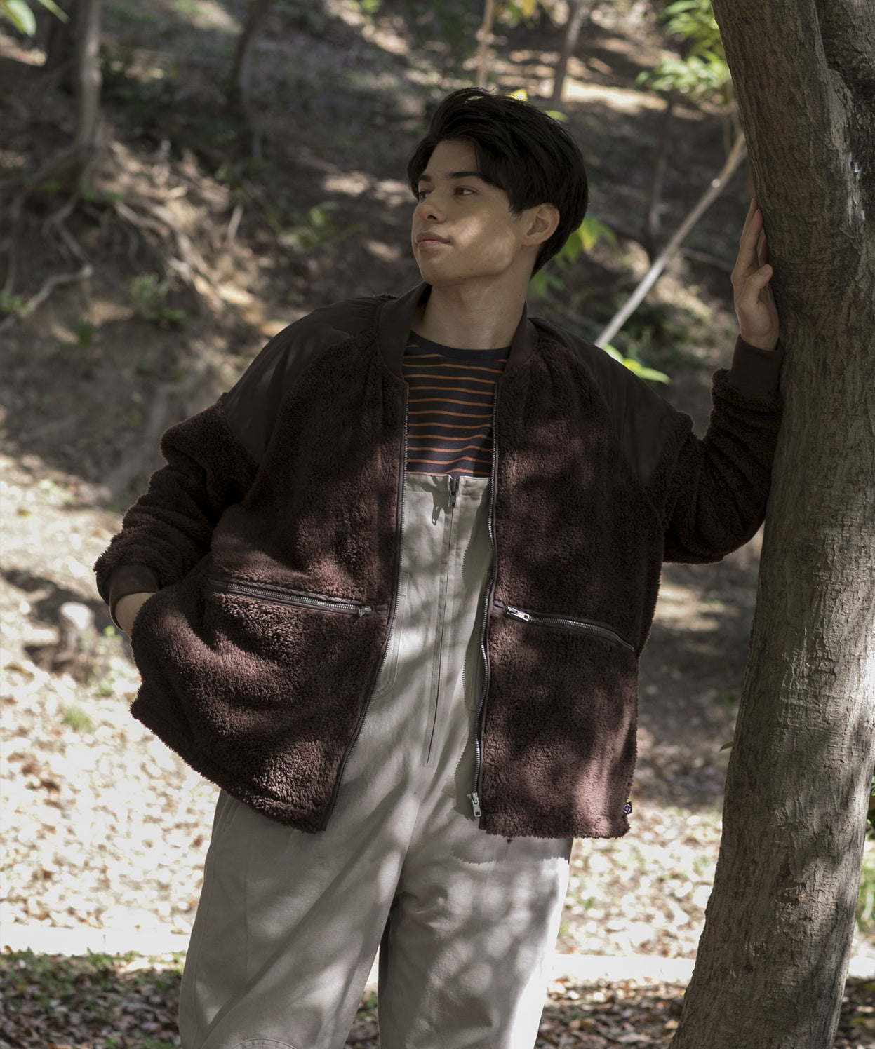 ZIPPER FLEECE JACKET