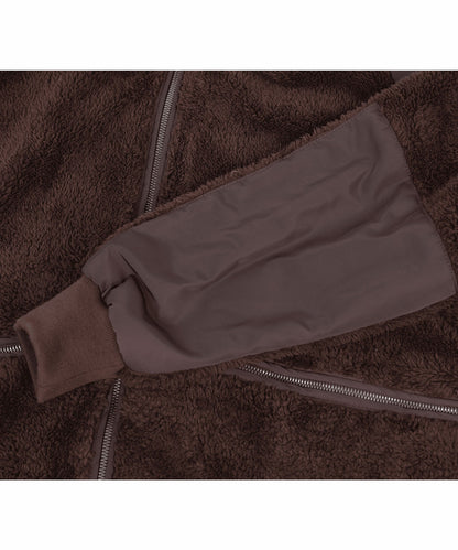 ZIPPER FLEECE JACKET