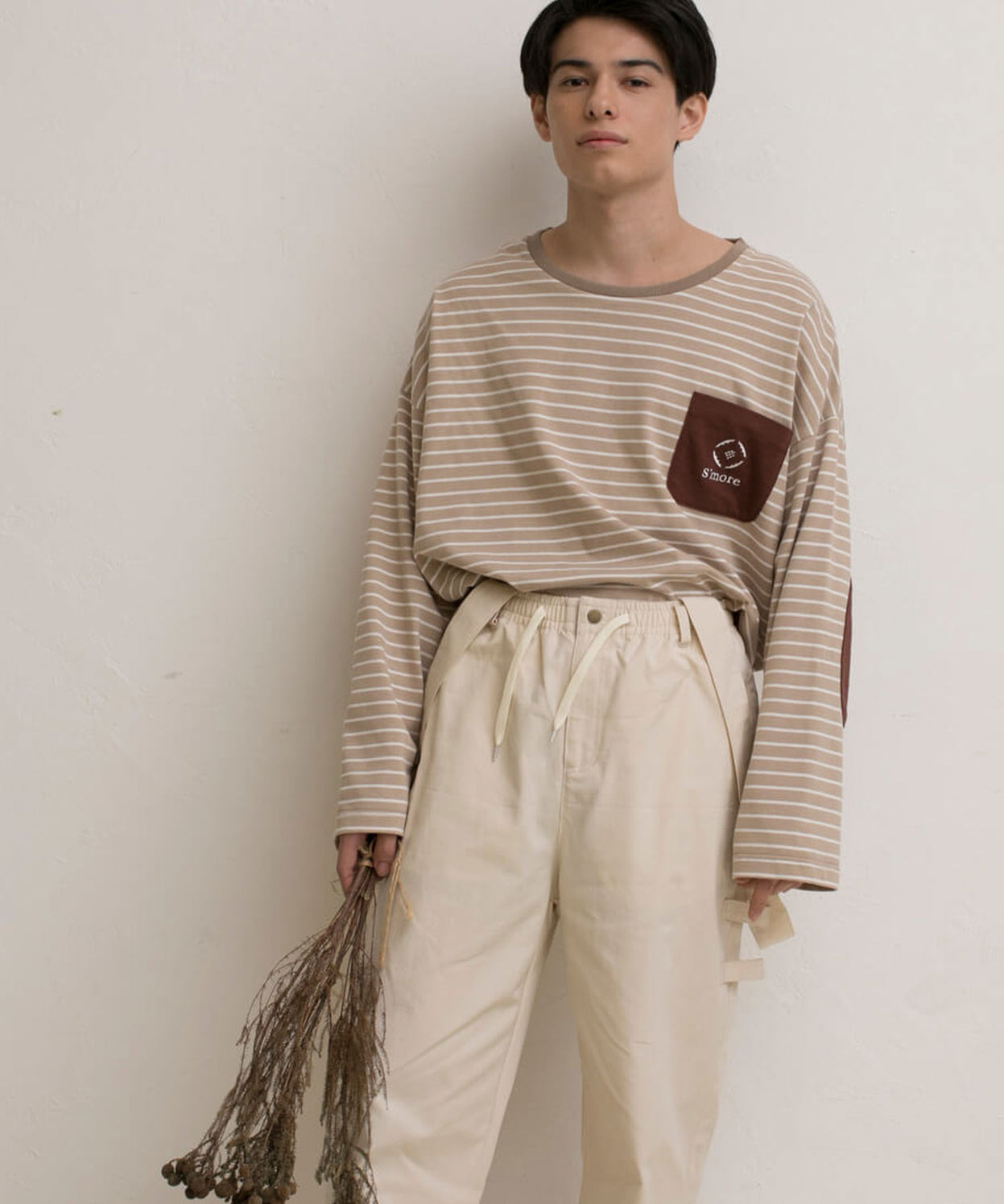 BORDER POCKET L/S T SHIRTS