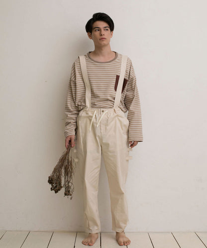 BORDER POCKET L/S T SHIRTS