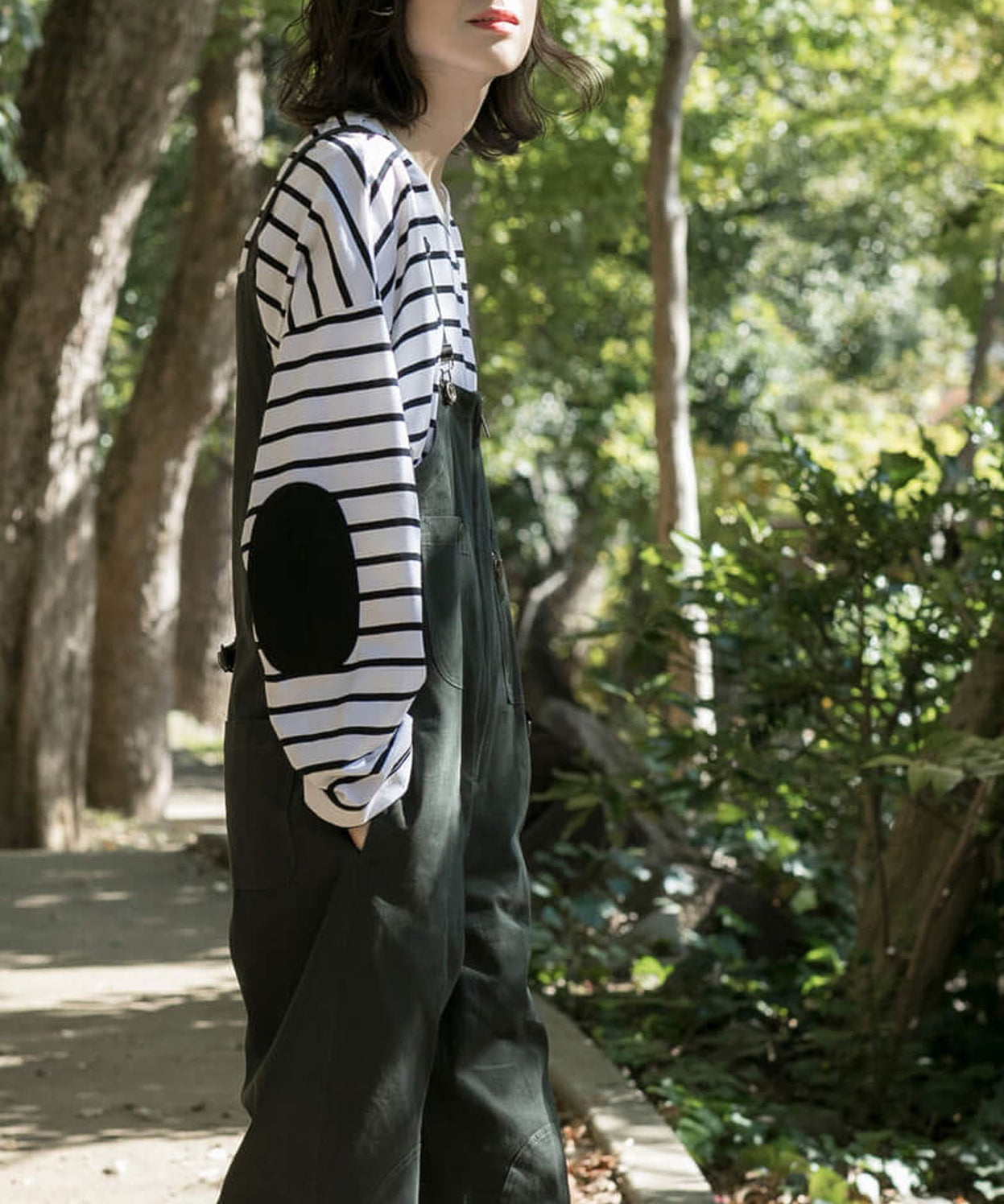 BORDER POCKET L/S T SHIRTS