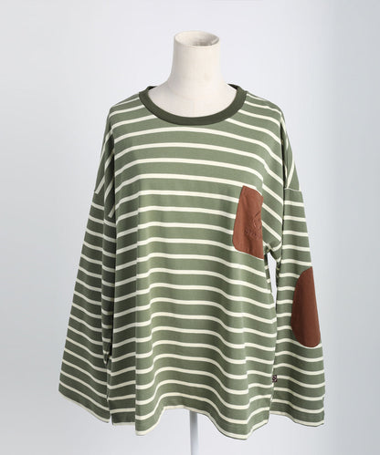 BORDER POCKET L/S T SHIRTS