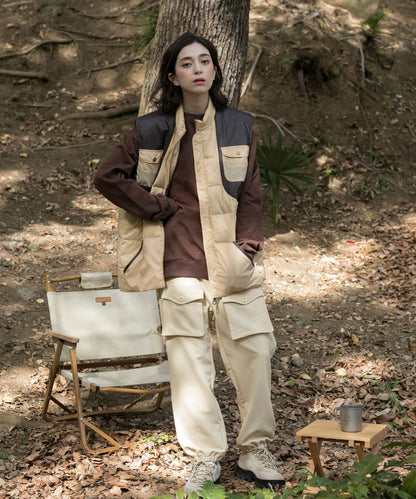 COTTON CREW NECK BIG SWEAT - S'more recipe