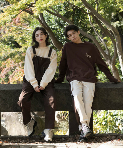 COTTON CREW NECK BIG SWEAT - S'more recipe