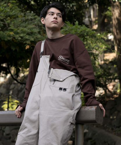 COTTON CREW NECK BIG SWEAT - S'more recipe