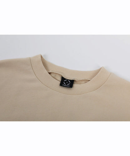 COTTON CREW NECK BIG SWEAT - S'more recipe