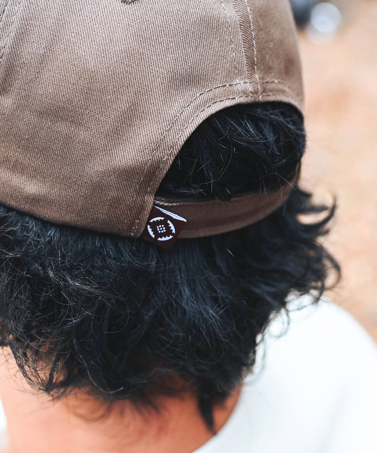 S'more crew cap 刺繍ロゴ綿100％キャップ