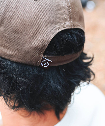 S'more crew cap 刺繍ロゴ綿100％キャップ