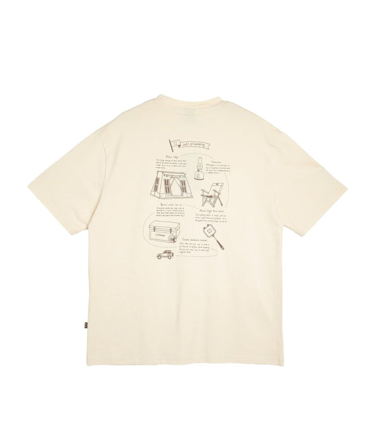 COTTON T SHIRTS - S'more gear illustration
