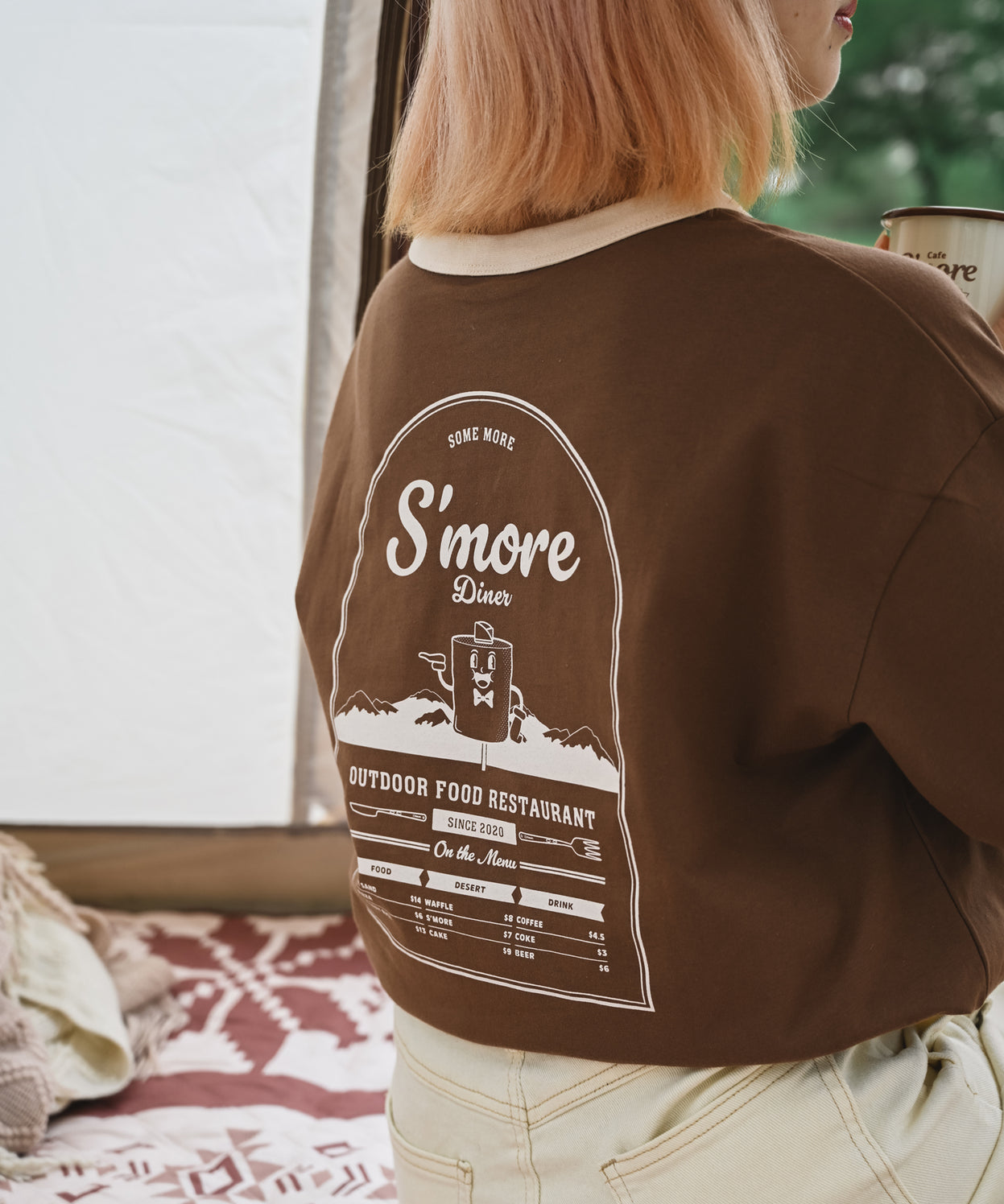 S'more diner ringer T-shirt