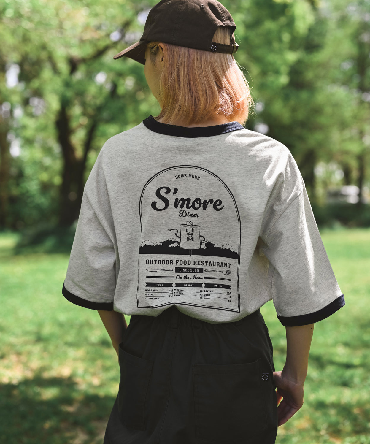 S'more diner ringer T-shirt