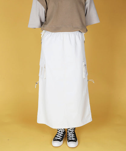 Mesh layered double sided skirt