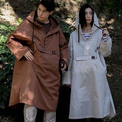 PULLOVER LONG RAIN COAT