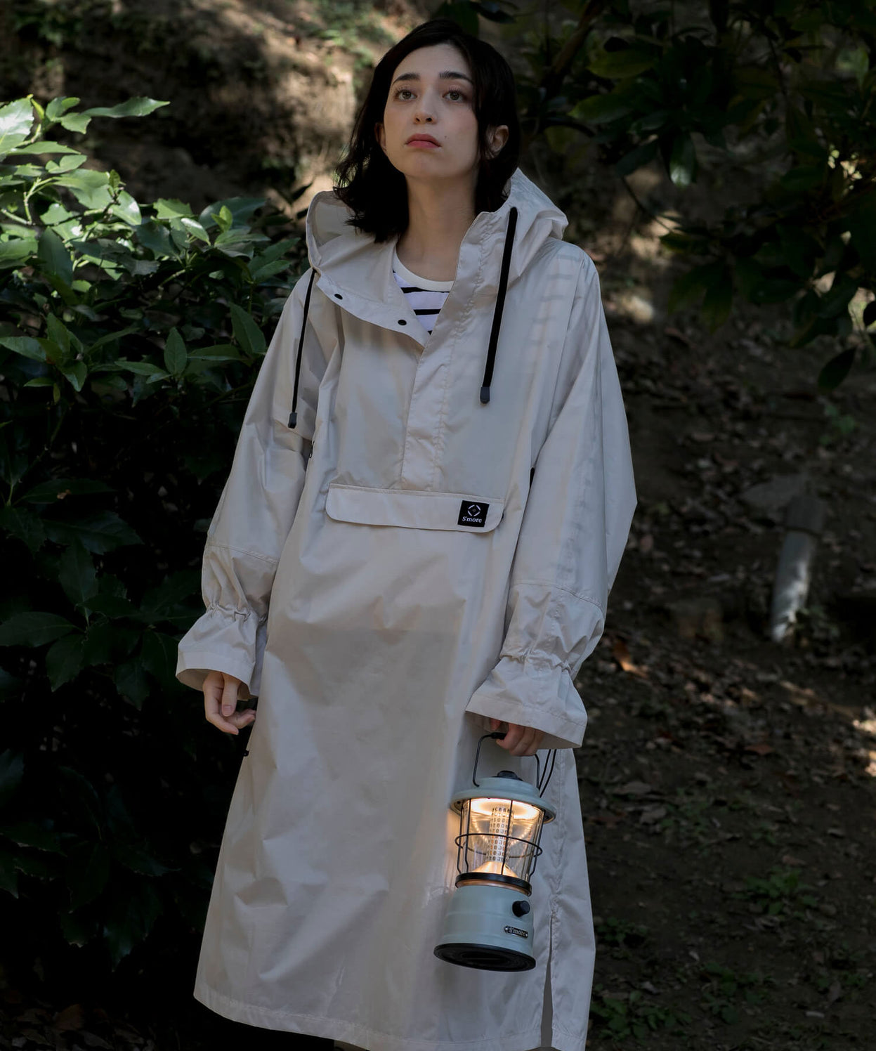 PULLOVER LONG RAIN COAT