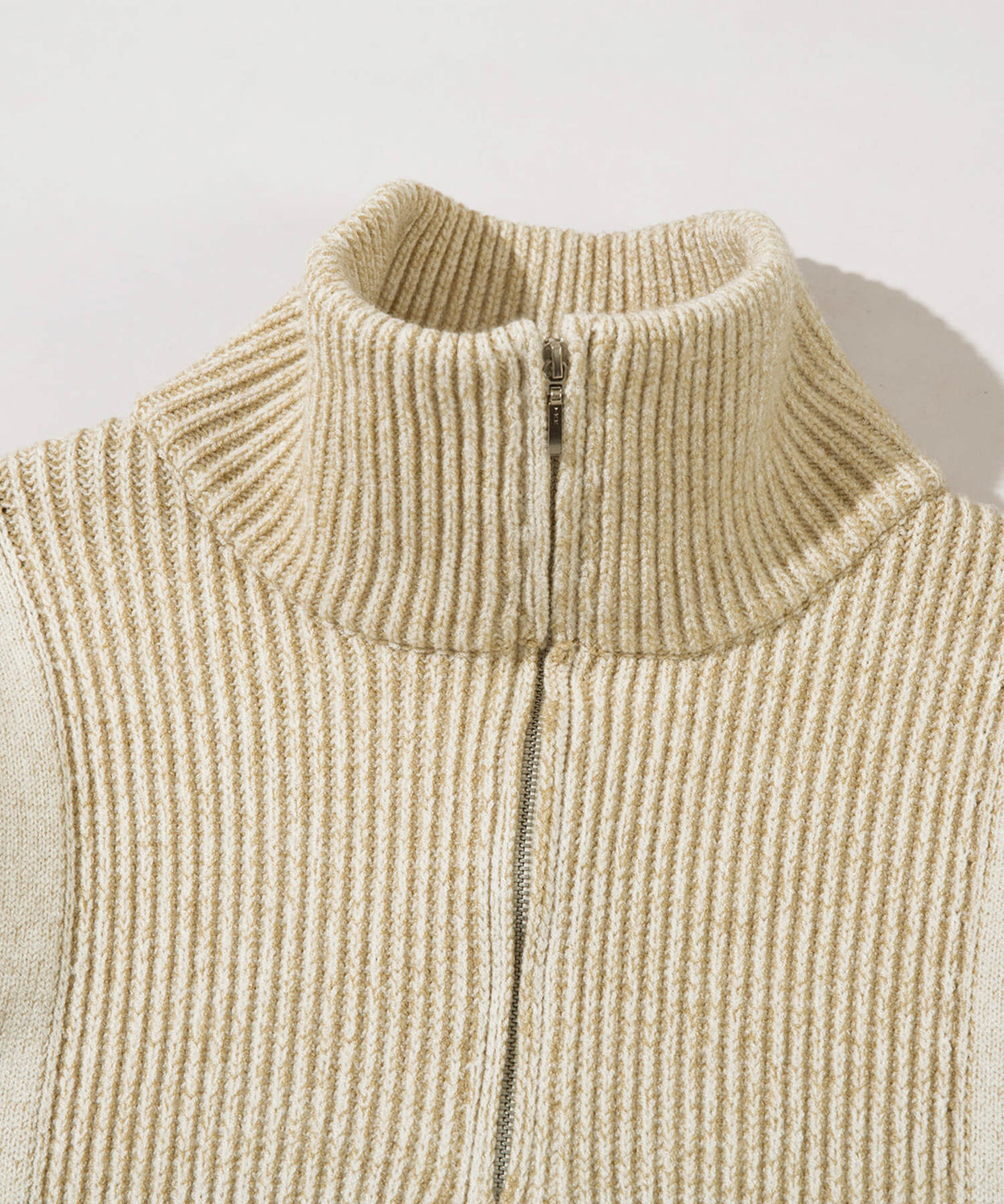 Ribbed stripe sweater