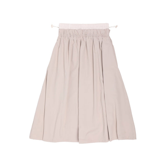 Water-repellent flare skirt