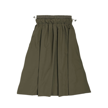 Water-repellent flare skirt