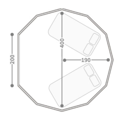 【 Ground sheet 400】 Bello400&Tippo400専用 グランドシート