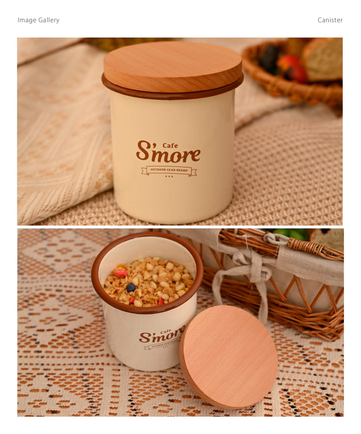 café s'more canister
