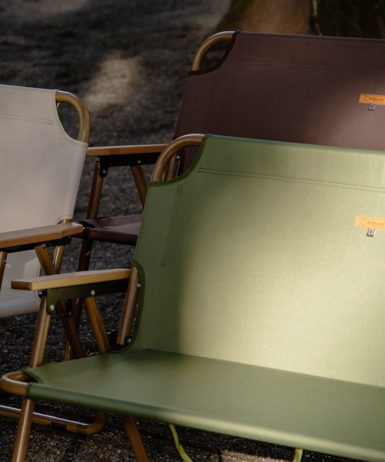 【 chummy bench 】 チャミーベンチ 木調アルミの2人掛けベンチ