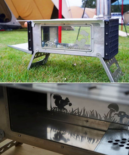 【 Magic Stove 】　持ち運びコンパクト収納★薪ストーブ