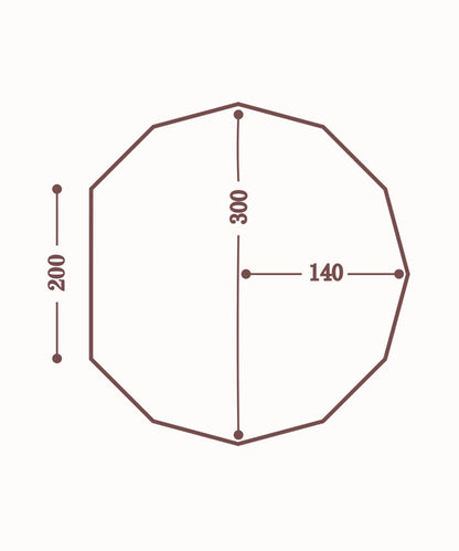 【 Ground sheet tippo300 】 tippo300専用 グランドシート