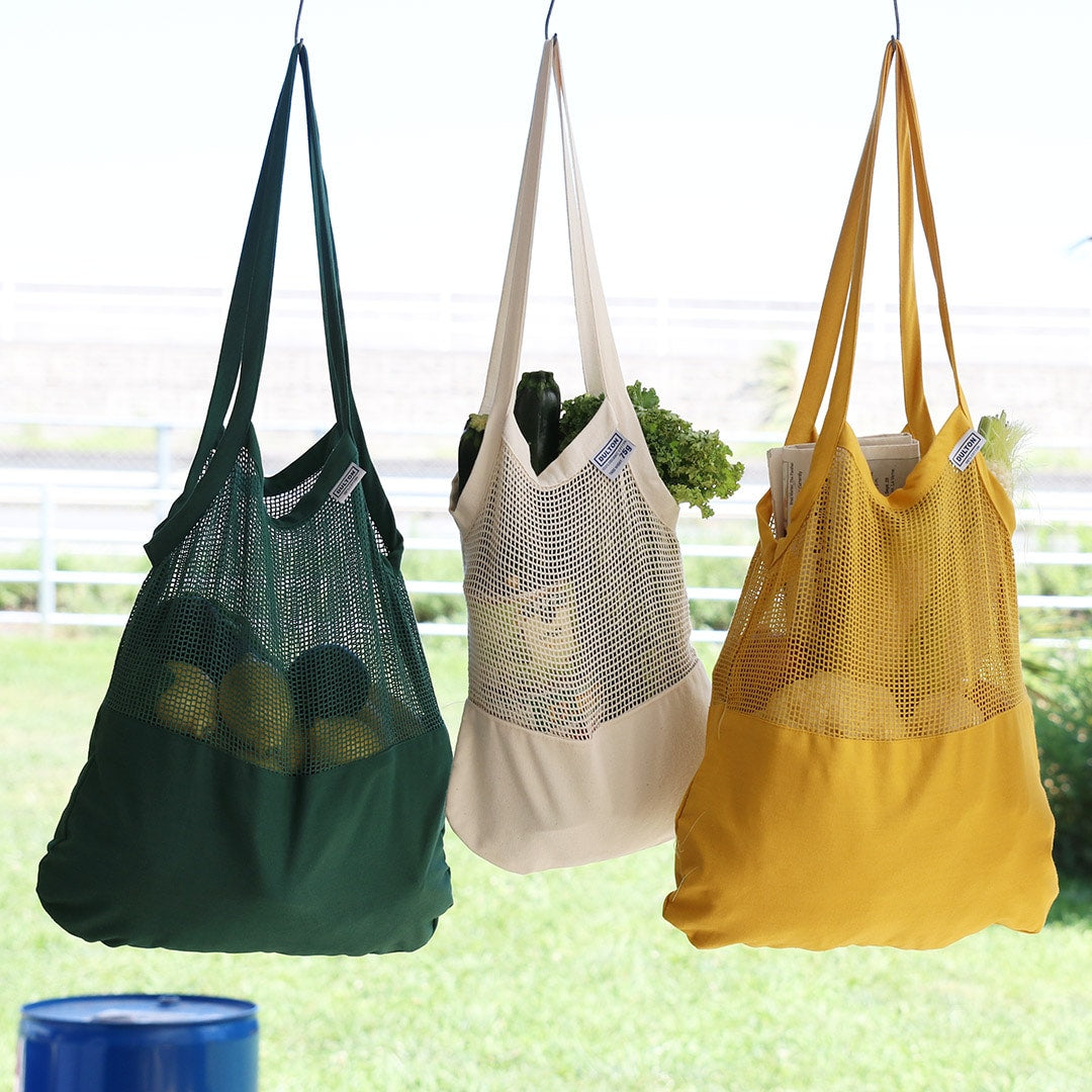 COTTON HALF MESH BAG / コットン ハーフ メッシュ バッグ