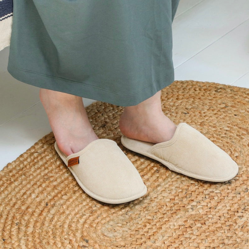 CORDUROY SLIPPERS EV / コーデュロイ スリッパ EV