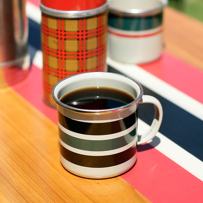 SS RIM ENAMELED MUG / ステンレス リム エナメル マグ